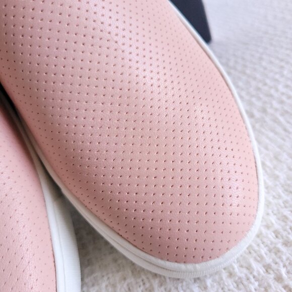 New Naturalizer "Marianne" Perforated Leather Slip-On Sneakers in soft pink - Picture 5 of 9